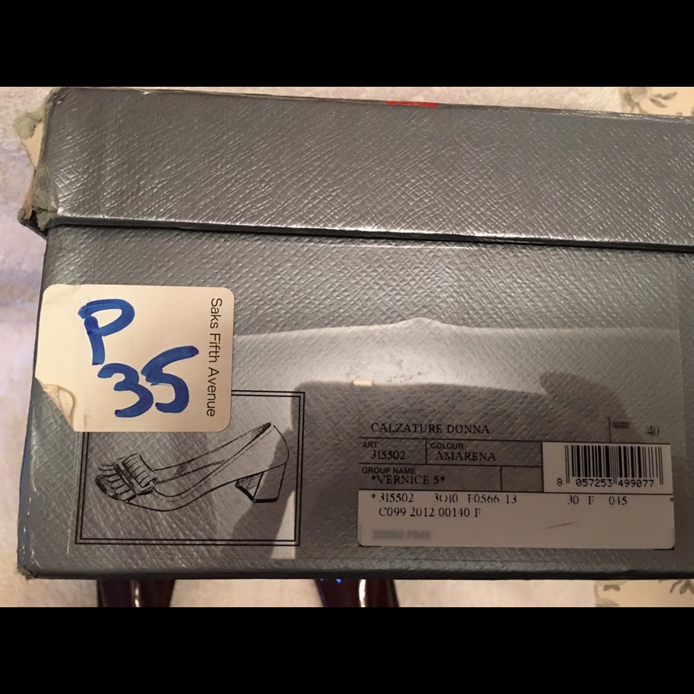 Prada Patten Leather Pump - Picture 2 of 4